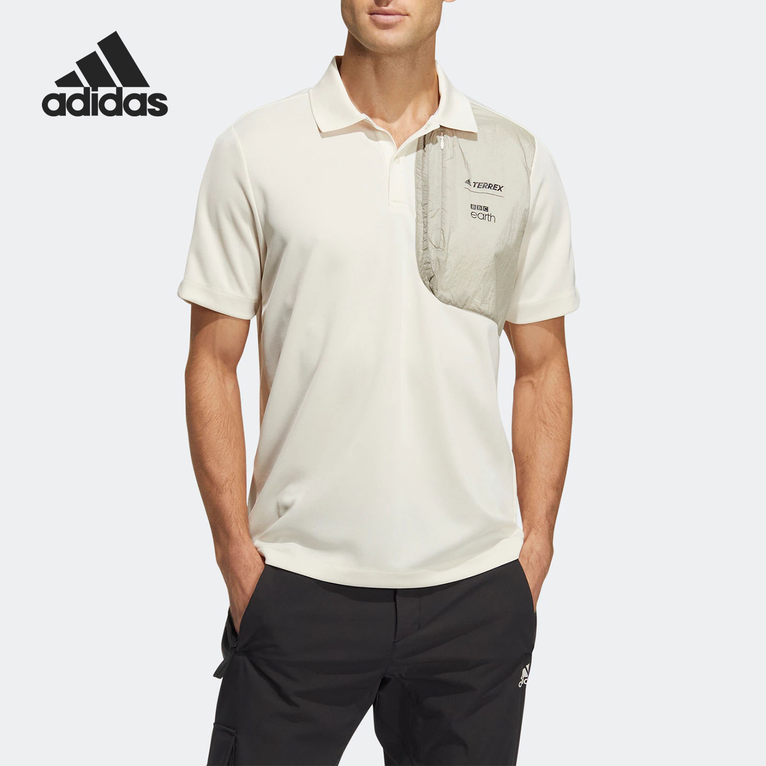 Adidas/阿迪达斯透气舒适男子休闲运动POLO衫HE5228