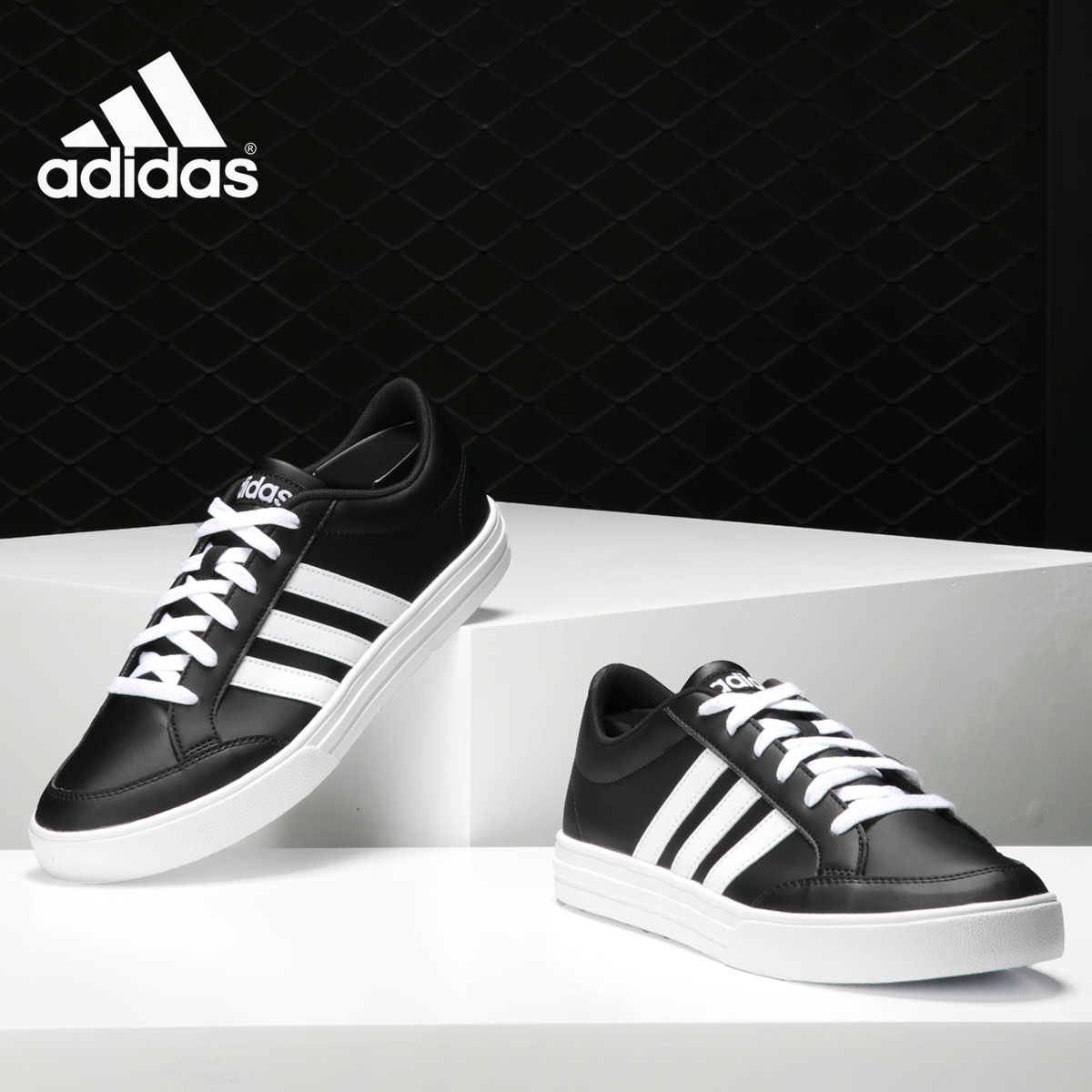 阿迪达斯男子休闲系带板鞋Adidas