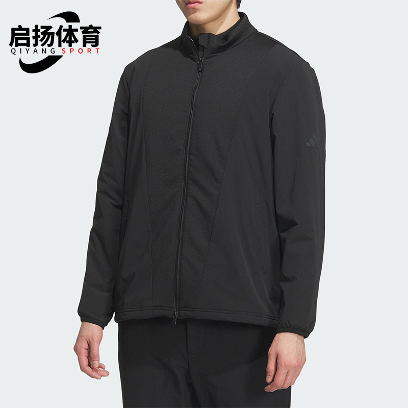 Adidas/阿迪达斯正品2025男士休闲透湿保暖高尔夫夹克外套JL7947