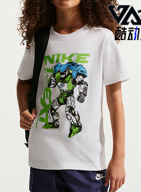 Nike/耐克正品2026年大童日常休闲简约经典运动短袖T恤IQ1064-100