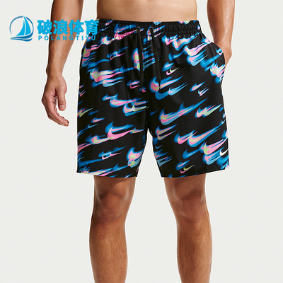 Nike/耐克正品Swim Breaker男士时尚沙滩含衬裤短裤IU2358-921