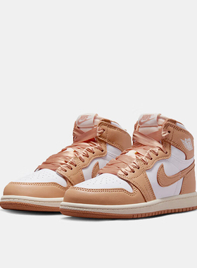 Nike/耐克正品Air Jordan 1 GS女子大童中帮板鞋FN6621-201