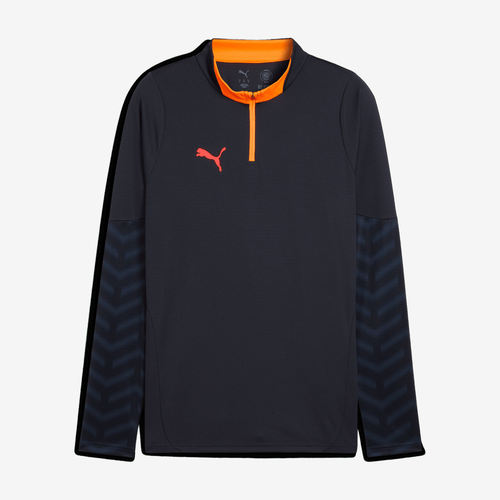 Puma彪马正品INDIVIDUALCUP男足球立领长袖半拉链T恤660497-08