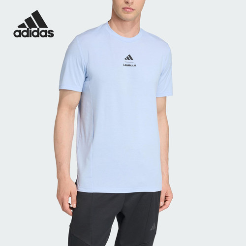Adidas/阿迪达斯官方正品M LM G T男士修身运动健身短袖KD4346