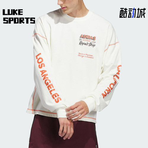 Adidas/阿迪达斯正品三叶草WILSHIRELST-SHIRT经典长袖T恤JX6142