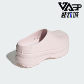 阿迪达斯正品 三叶草女士厚底耐磨经典 时尚 Adidas 包头拖鞋 KJ0980