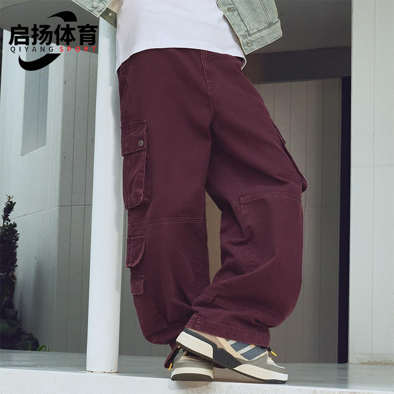 Adidas/阿迪达斯正品三叶草男士经典潮流休闲宽松梭织长裤IA7507