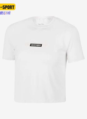 Skechers/斯凯奇正品夏新款女子针织运动短袖T恤 P222W044