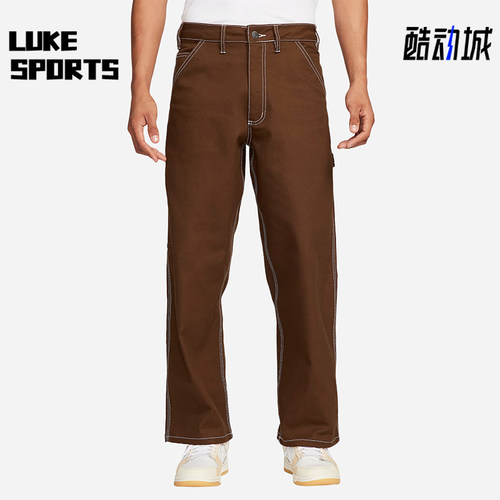 Nike/耐克正品春秋男士经典宽松复古运动直筒休闲长裤FB7199-259