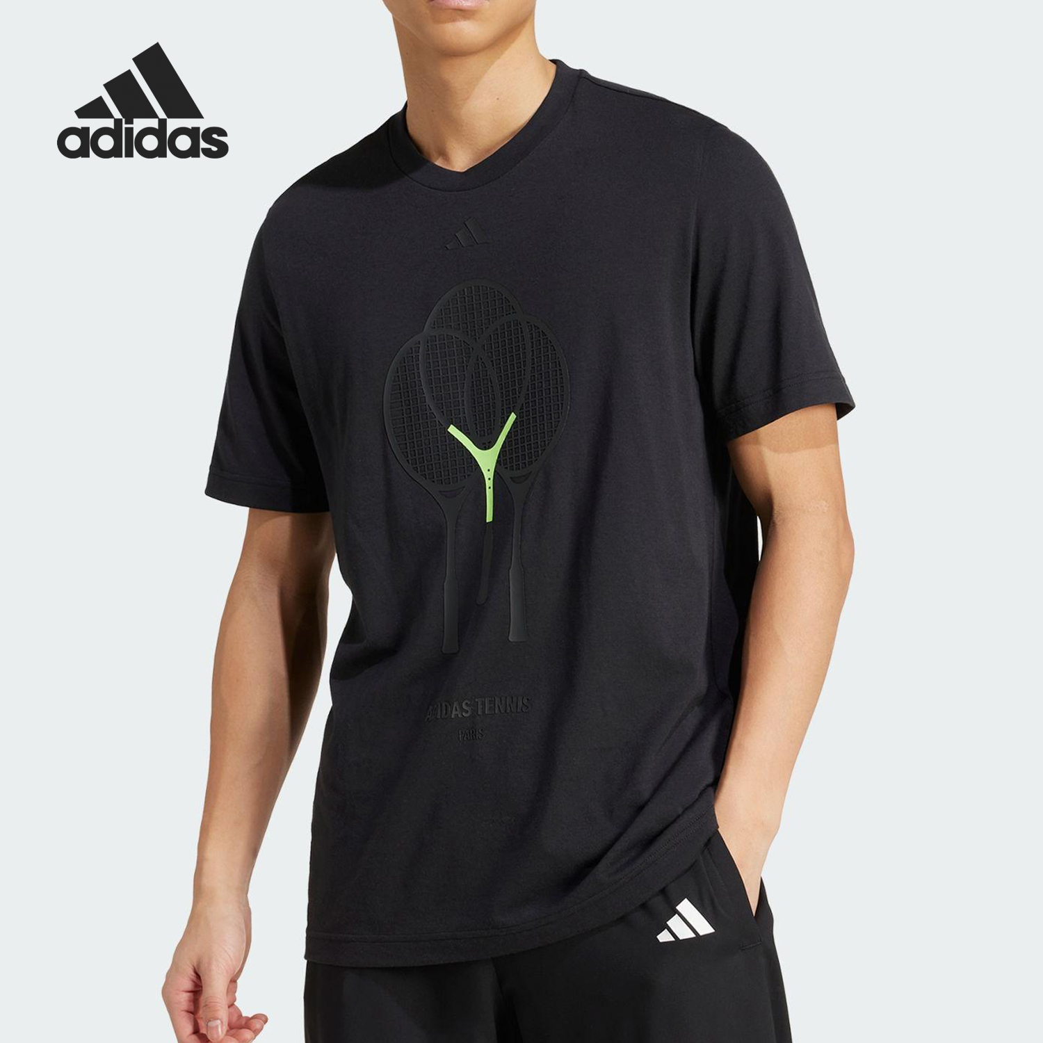 Adidas/阿迪达斯官方正品CLIMACOOL男士网球运动透气短袖JJ1410