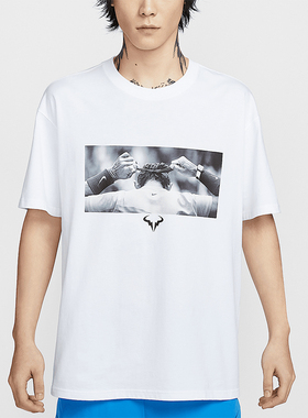 Nike/耐克正品Rafael Nadal 男士宽松透气短袖T恤IM5971-100