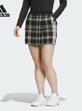 Adidas/阿迪达斯正品JACQUARD 女士简约休闲运动短裙HY0865