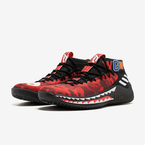 Adidas/阿迪达斯正品男女同款系带防滑轻便低帮篮球鞋AP9976