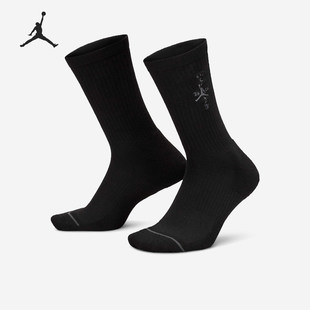 Nike JORDAN男女印花中筒运动袜一双装 FV4054 010 耐克正品