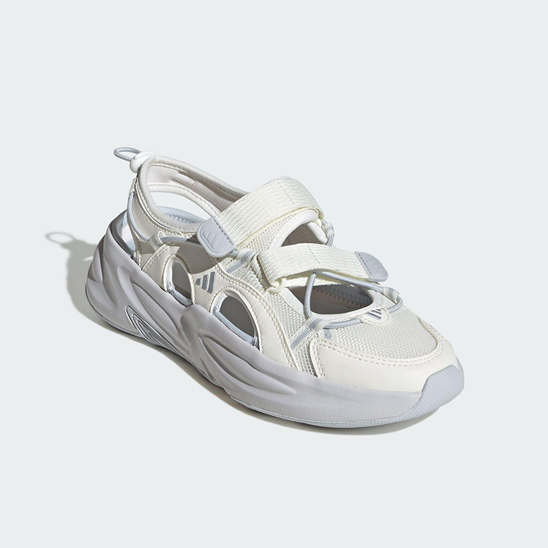 Adidas/阿迪达斯正品OZWAVE SANDAL女士经典魔术贴透气凉鞋JS4576