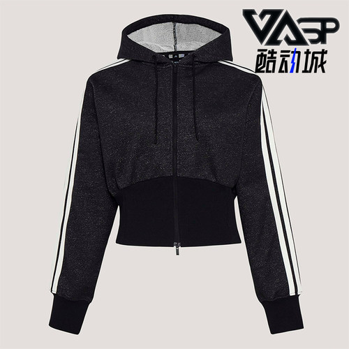 Adidas/阿迪达斯正品2026年新款女士经典休闲运动连帽夹克KX8905