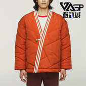 保暖运动棉服KD4030 三叶草男女复古新中式 Adidas 阿迪达斯正品