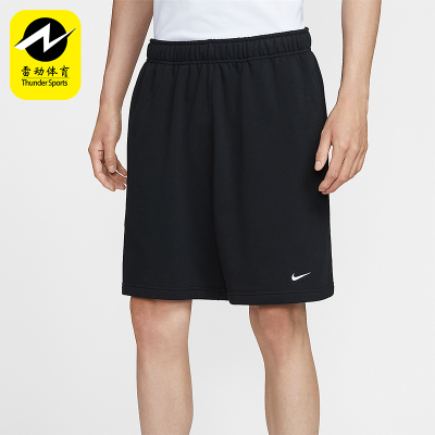 Nike/耐克正品Swoosh 男士宽松简约运动柔软针织短裤IM3397-010