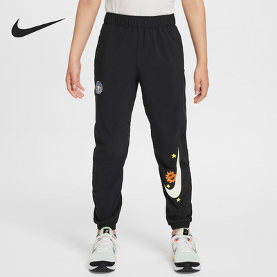 耐克大童束脚休闲针织长裤