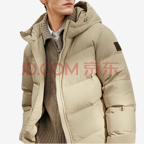 Skechers斯凯奇正品男防风防水短款连帽运动羽绒服L425M005-028R