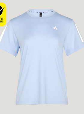 Adidas/阿迪达斯正品TR-ES TEE 3S W女士运动经典短袖T恤KU8747