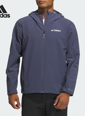 Adidas/阿迪达斯官方正品TERREX男士户外跑步训练休闲外套IIP0737