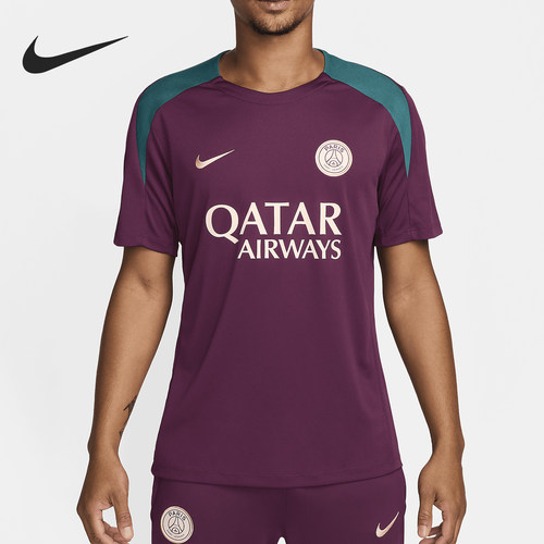 Nike/耐克正品2025秋季款男士运动足球透气短袖FN9821-613