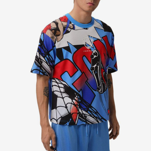 Nike/耐克正品JORDAN满印短袖T恤新款男经典短袖T恤IO0013-100