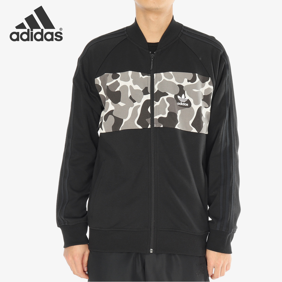Adidas/阿迪达斯正品GRAPHICS CB TT 男子休闲运动夹克外套DN8035