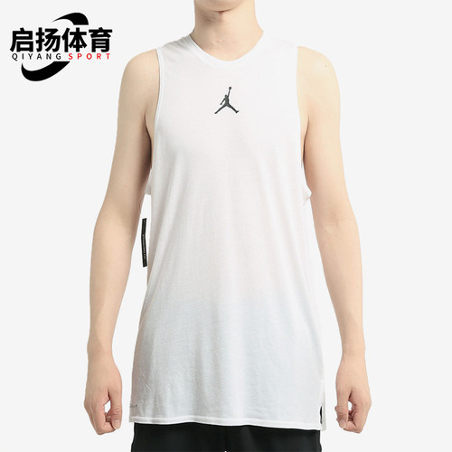 Nike/耐克正品JORDAN男士圆领透气运动训练经典背心T恤892072-100