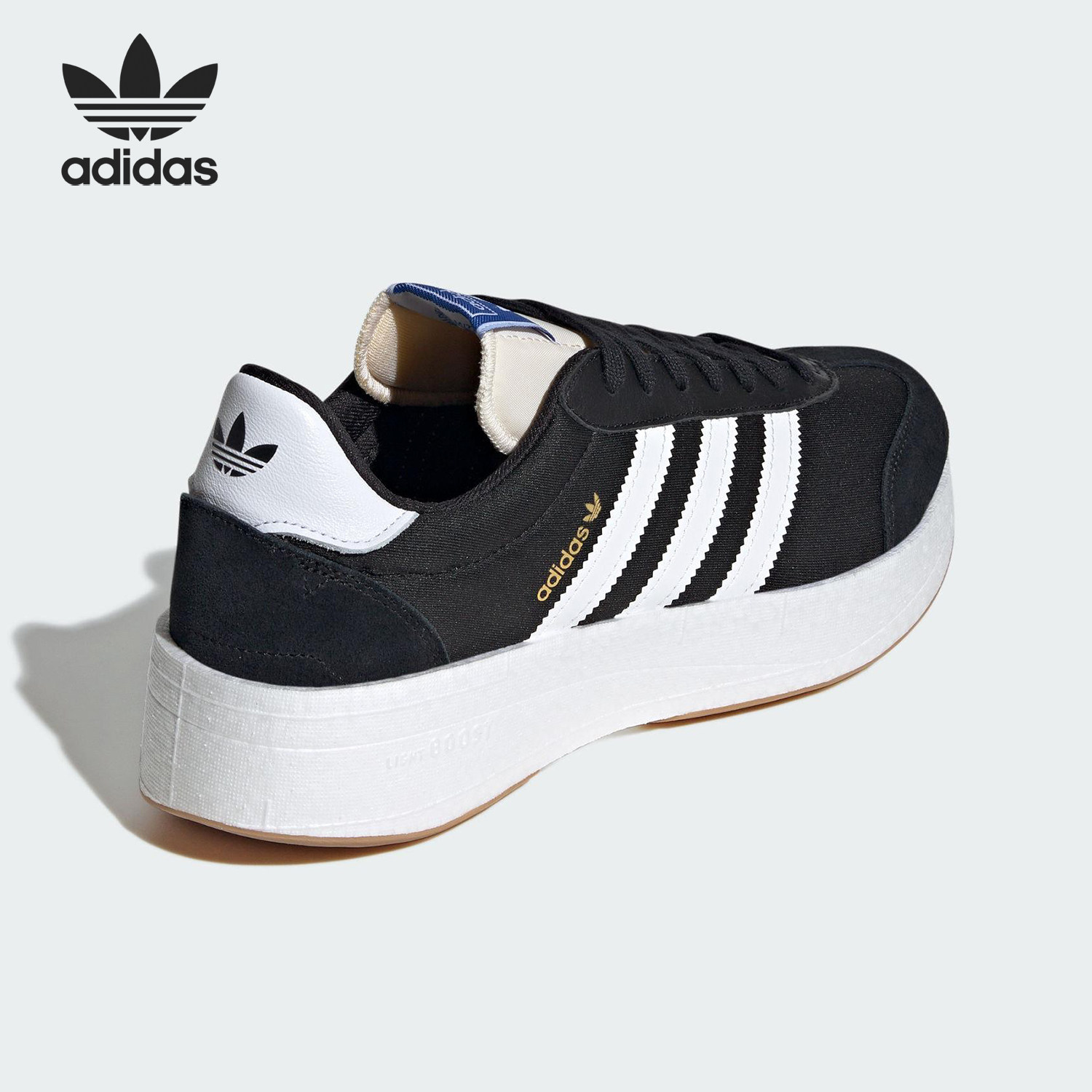 Adidas/阿迪达斯官方正品三叶草男女时尚潮流厚底运动鞋JI0836 - 实物图