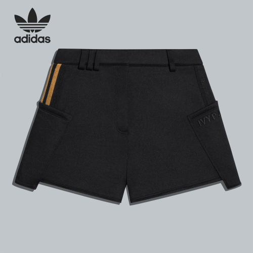 Adidas阿迪达斯正品Ivy Park女士拉链条纹运动中长裤/短裤GR1465