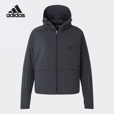 Adidas/阿迪达斯官方正品夏季女子凉感轻薄帽檐面罩外套IW9434