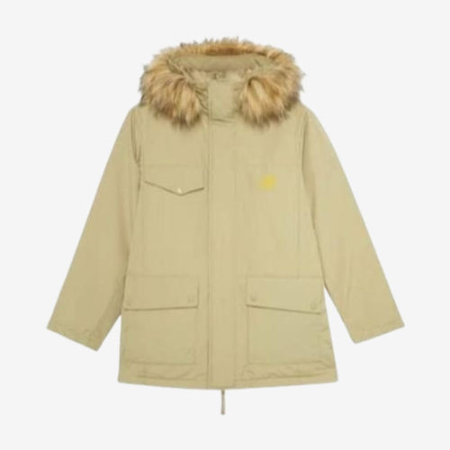 New Balance新百伦正品派克男隐藏式拉链连帽羽绒服AMJ23371-KH