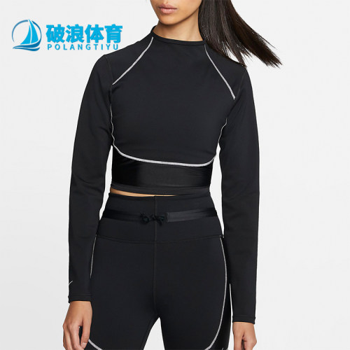 Nike/耐克正品新款黑色简约透气休闲舒适经典运动卫衣CK7807-010