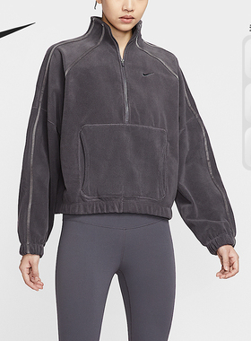 Nike/耐克正品Therma-FIT女士运动口袋长袖休闲套头衫HV3716-036