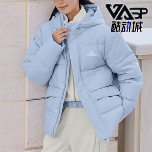 连帽运动休闲保暖羽绒服KS6486 LINEAR男士 Adidas 阿迪达斯正品