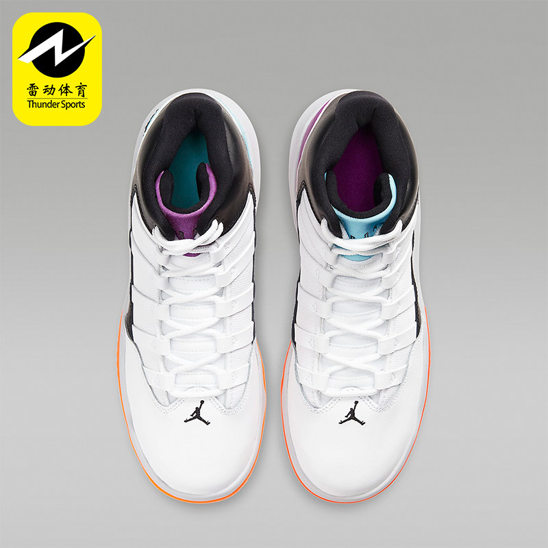 Nike/耐克正品JORDAN GS女子大童耐磨高帮气垫篮球鞋AQ9214-102