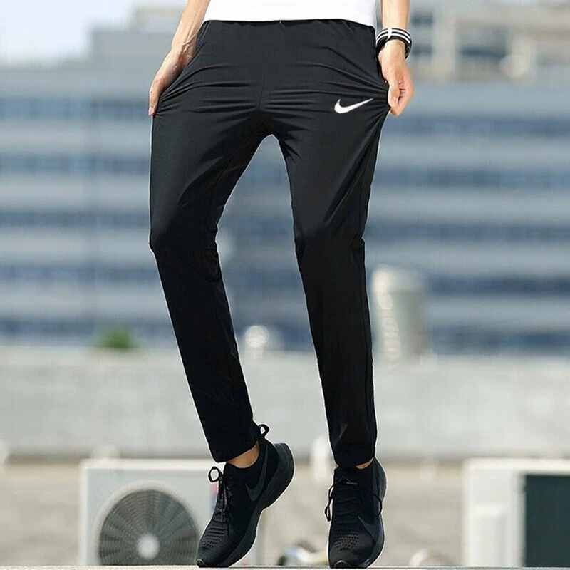 NIKE耐克裤子男裤夏季跑步休闲梭织薄款长裤宽松直筒裤速干运动裤