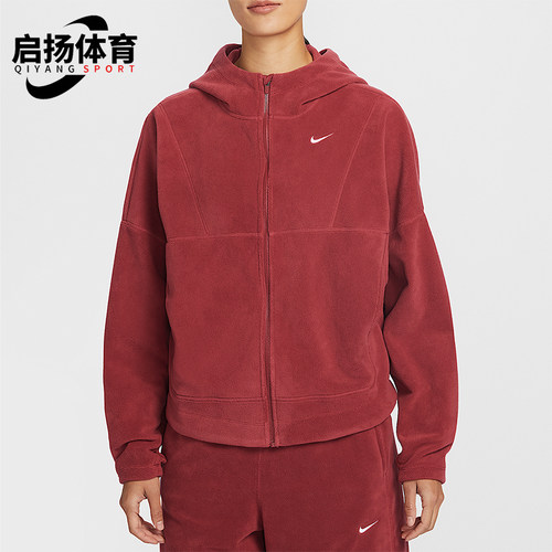 Nike/耐克正品One Therma-FIT女士刺绣连帽保暖外套HV3699-613