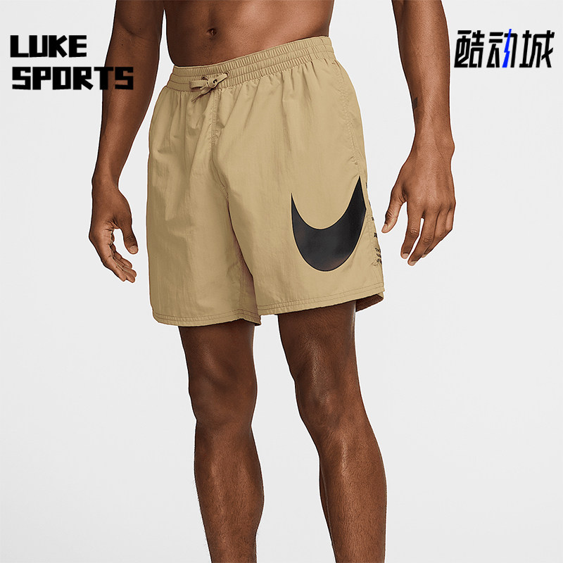 Nike/耐克正品Swim Breaker男士大勾梭织经典沙滩短裤HV7077-297