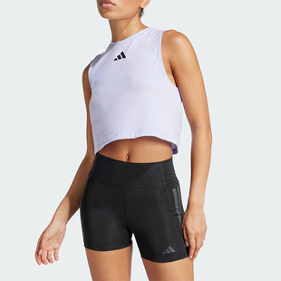 Adidas/阿迪达斯正品夏季女士圆领凉爽透气运动健身T恤背心JJ3495