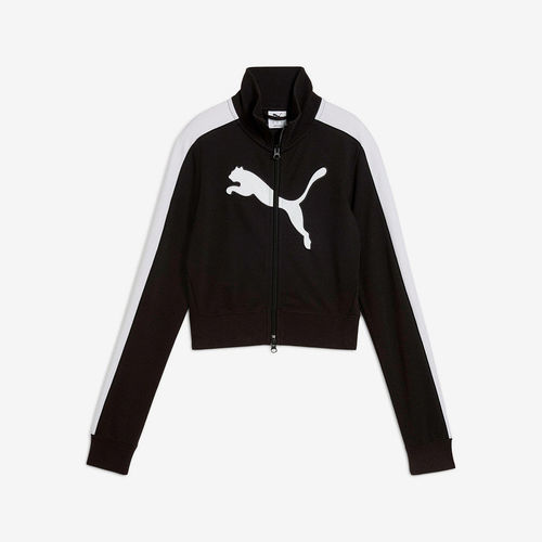 Puma/彪马正品ARCHIVE T7 Sl女士短款修身针织外套634052-01