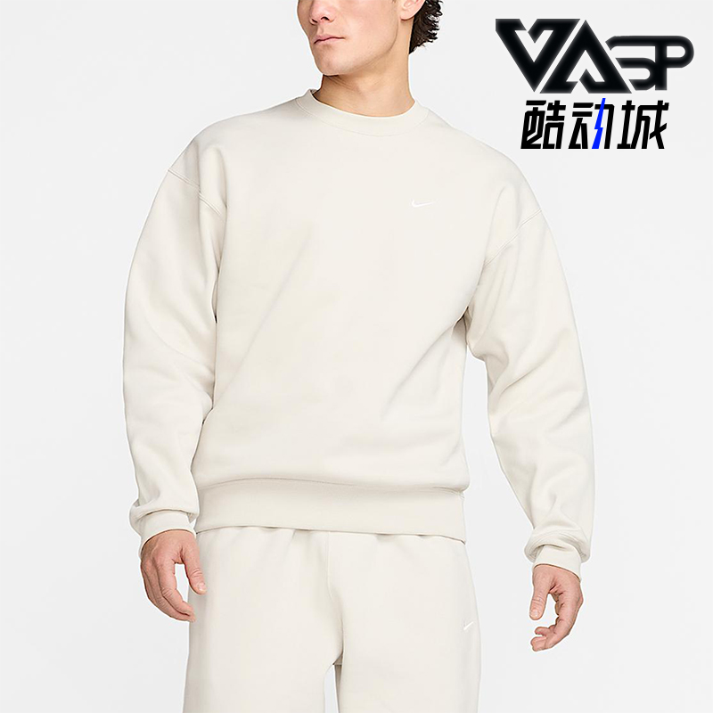 Nike/耐克正品春秋男士运动长袖简约套头经典加绒卫衣DX1362-072