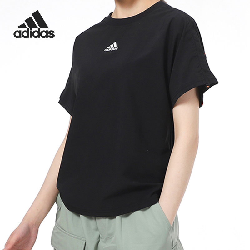 Adidas/阿迪达斯正品 新款运动上衣半袖休闲圆领T恤GP0592