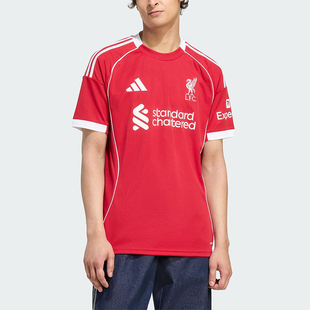 Adidas/阿迪达斯正品LIVERPOOL男士训练足球运动透气球衣JV6423