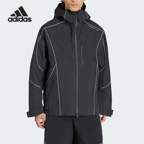 Adidas/阿迪达斯官方正品三叶草新款男女黑色休闲夹克外套JZ0797
