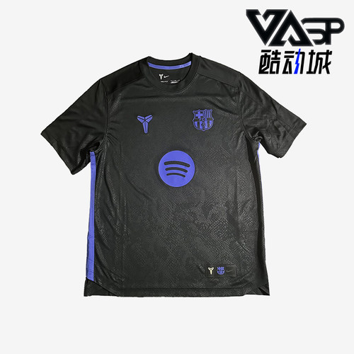 Nike/耐克正品FCBarcelona新款休闲训练短袖经典足球衣IM7853-011