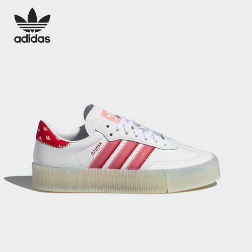 Adidas/阿迪达斯正品三叶草 SAMBAROSE W 女子跑步运动鞋FY3118