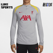 T恤FQ2624 Nike 078 FIT男士 运动半拉链套头足球长袖 耐克正品 Dri